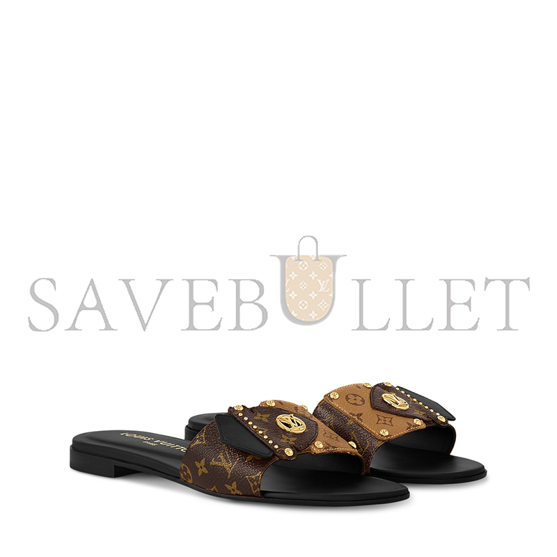 LOUIS VUITTON LV FRAME FLAT MULE 1ACXGD LOUIS VUITTON LV FRAME FLAT MULE 1ACXGD